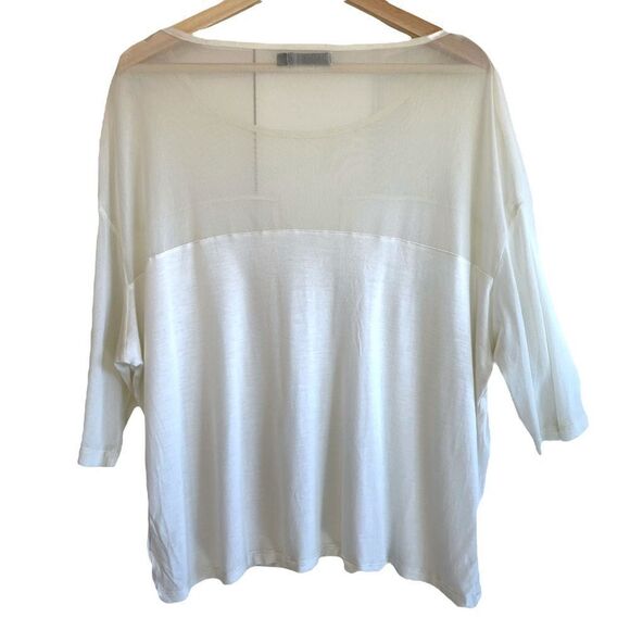 Tiger of Sweden 100% Viscose Sheer Sleeve Top - Picture 5 of 8